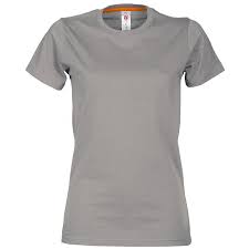 T-shirt SZ S Donna GROW grigio