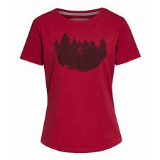 T-shirt SZ XS Donna FIR FOREST/rosso