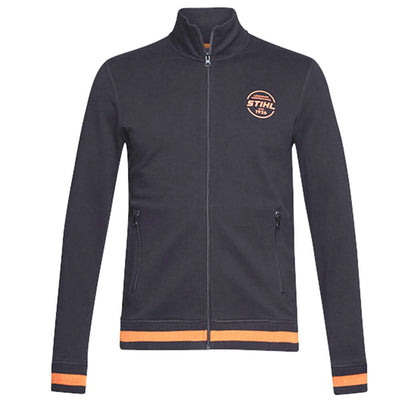 Sweat à fermeture éclair SZ L LOGO-CIRCLE noir