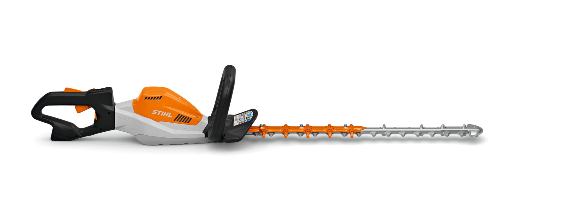 Vista frontale del tosasiepi professionale Stihl HSA 94 R