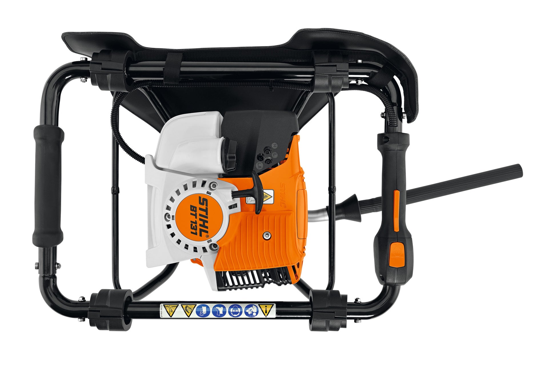 Trivella singolo operatore BT 131 di Stihl con freno QuickStop e motore 4-MIX®