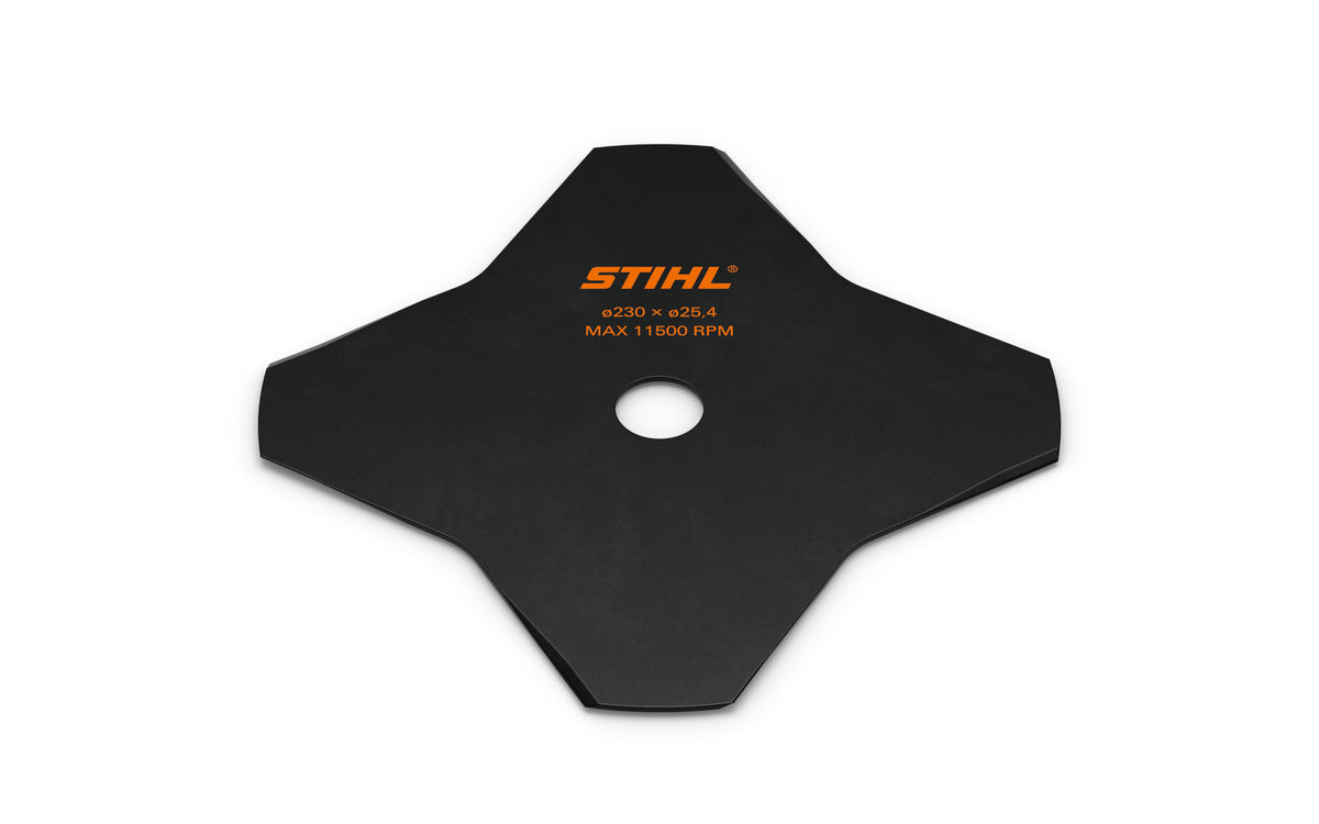 Lama tagliaerba a 4 denti Stihl per decespugliatore, visualizzazione dettagliata