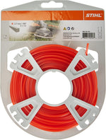 Filo per decespugliatore STIHL 2.7 mm 105", confezione da 32 metri, colore arancione, ideale per taglio erba e manutenzione giardino, alta resistenza e durata, prodotto originale STIHL, codice 0000 930 2642.