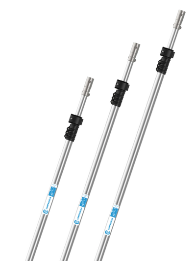 Perche télescopique en aluminium pour peignes pneumatiques
