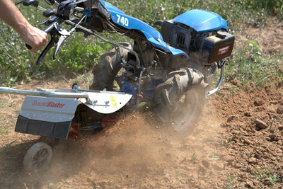 Charrue rotative GroundBlaster BCS Pasquali Ferrari avec 4 lames en spirale