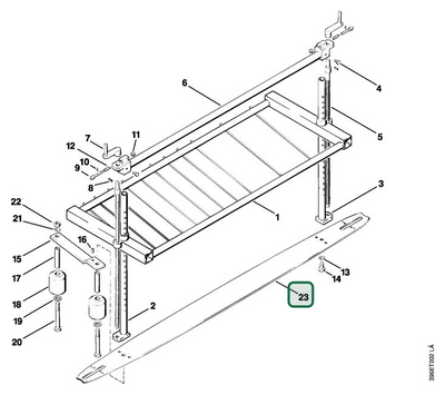 Schema tecnico STIHL LSG 950, ricambio 30020028054 evidenziato in posizione 23