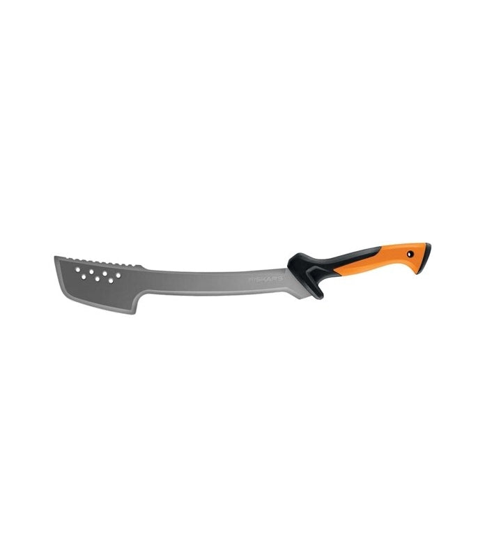 Machete/ascia Fiskars Solid con lama in acciaio e impugnatura ergonomica arancione e nera