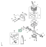 Schema tecnico STIHL MM 56, ricambio 41401902010 evidenziato in posizione 18