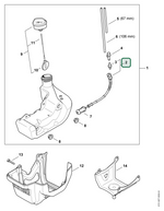 Schema tecnico STIHL FR 235 T, FR 235, ricambio 41343507600 evidenziato in posizione 2
