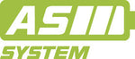 Logo STIHL AS System verde e bianco.