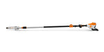 Potatore telescopico a batteria Stihl HTA 160 B visto dal lato opposto