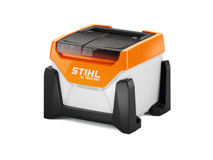 Caricabatterie rapido STIHL AL 1802 MO visto frontalmente
