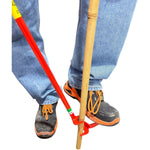 Gld - Piantacanne diametro fino a 30 mm rosso utensile salva schiena per piantare canne, paletti, tondini e reggipiante per orto e giardino