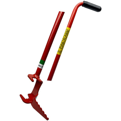Gld - Piantacanne diametro fino a 30 mm rosso utensile salva schiena per piantare canne, paletti, tondini e reggipiante per orto e giardino