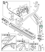 Schema tecnico STIHL FS 94 C-E, ricambio 41806407301 evidenziato in posizione 38