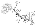Schema tecnico STIHL MS 151 TC-E, MS 151 C-E, MS 150 C-E, ricambio 11461602000 evidenziato in posizione 11