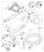 Schema tecnico STIHL RE 100, articolo 49305300020 evidenziato in posizione 20