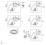Schema tecnico STIHL MS 362, ricambio 11404403000 evidenziato in posizione 20