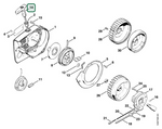 Schema tecnico STIHL 056 M, 056 S, 056, ricambio 11211953400 evidenziato in posizione 14