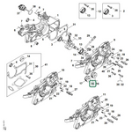Schema tecnico STIHL MS 261 C-BE, MS 261 C-Q, MS 261-VW, ricambio 11387915903 evidenziato in posizione 15