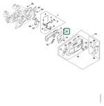 Schema tecnico STIHL MS 500i-W, MS 500i, ricambio 11286641000 evidenziato in posizione 12