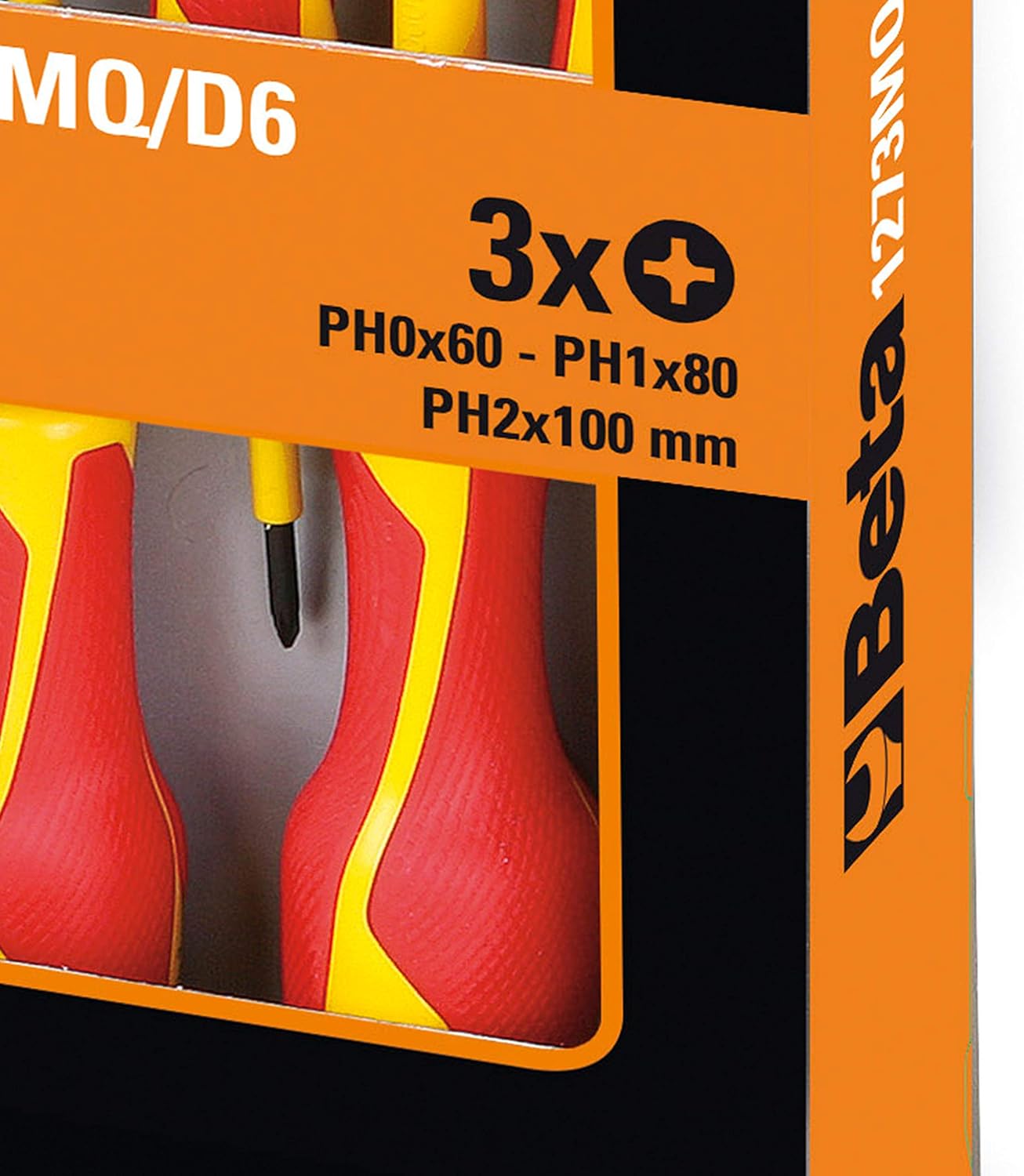Misure giraviti Phillips set isolati Beta 1273MQ/D6 PH0x60 PH1x80 PH2x100 mm