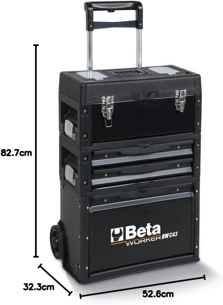 Dimensioni trolley porta utensili Beta C43 82,7 x 52,6 x 32,3 cm