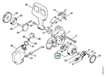 Schema tecnico STIHL E 14, ricambio 12060071002 evidenziato in posizione 24