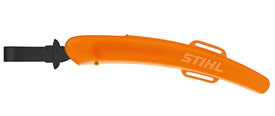 Dettaglio della lama curva della sega da potatura Stihl, adatta per il taglio senza pressione