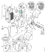 Schema tecnico STIHL BR 550, ricambio 42821402851 evidenziato in posizione 5