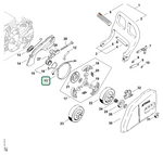 Schema tecnico STIHL MS 170-D, MS 170 C-E D, MS 170 2-MIX, MS 170, ricambio 11231605400 evidenziato in posizione 11