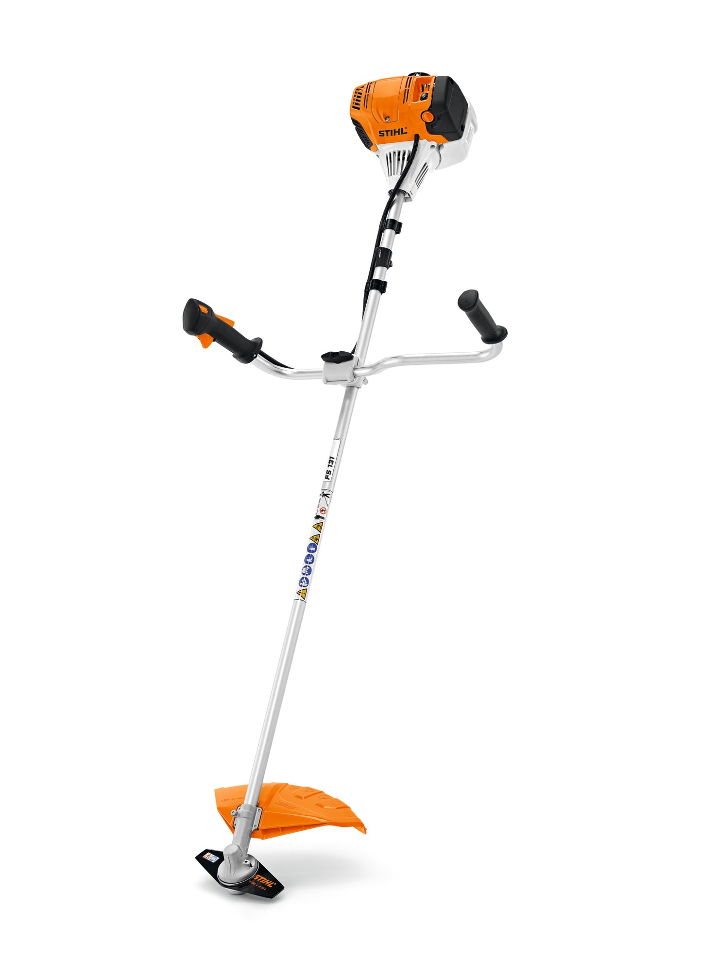Decespugliatore Stihl FS 131 con motore 4-MIX e impugnatura a manubrio