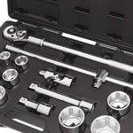 Dettaglio cricchetto e accessori del set Beta 928E/C17 attacco 3/4
