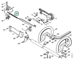 Schema tecnico STIHL FR 350, FR 450, FR 480 (4128), ricambio 41281801111 evidenziato in posizione 13