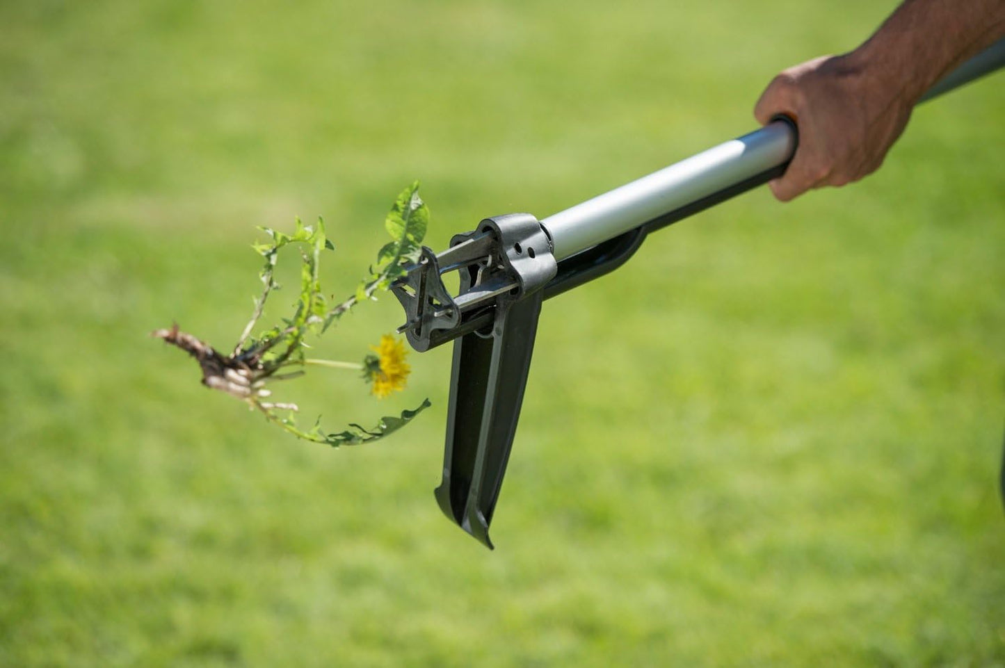 Erbaccia estratta con estirpatore telescopico Fiskars SmartFit