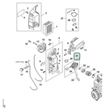 Schema tecnico STIHL BR 800 C-E, ricambio 42831200601 evidenziato in posizione 23