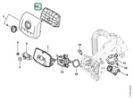 Schema tecnico STIHL MS 194 T, MS 194 TC-E, ricambio 11371201605 evidenziato in posizione 6