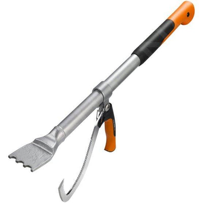 Leva a uncino Fiskars WoodXpert misura M in acciaio con manico in acciaio massiccio, lunghezza 700 mm