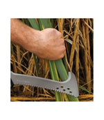 Roncola seghettata Fiskars Solid con uncino per taglio a strappo su canne e vegetazione