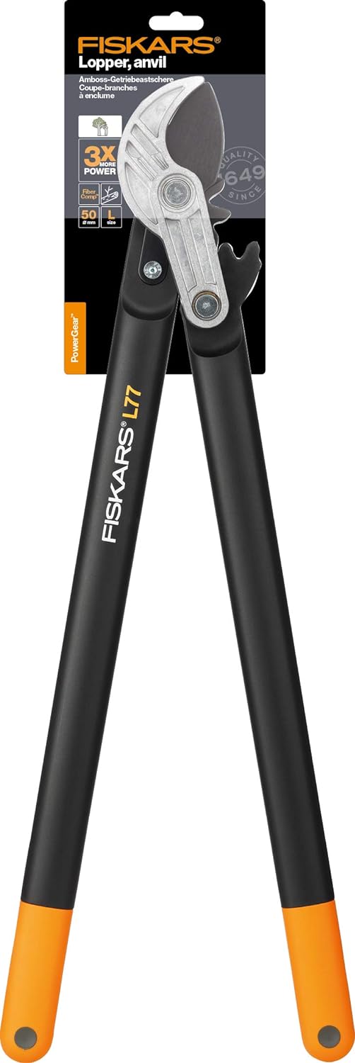 Troncarami a incudine Fiskars PowerGear II L77 confezione prodotto
