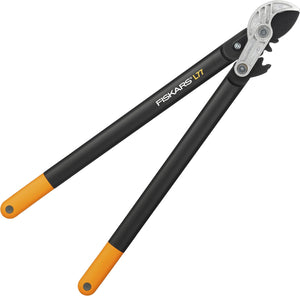 Troncarami a incudine Fiskars PowerGear II L77 nero e arancione