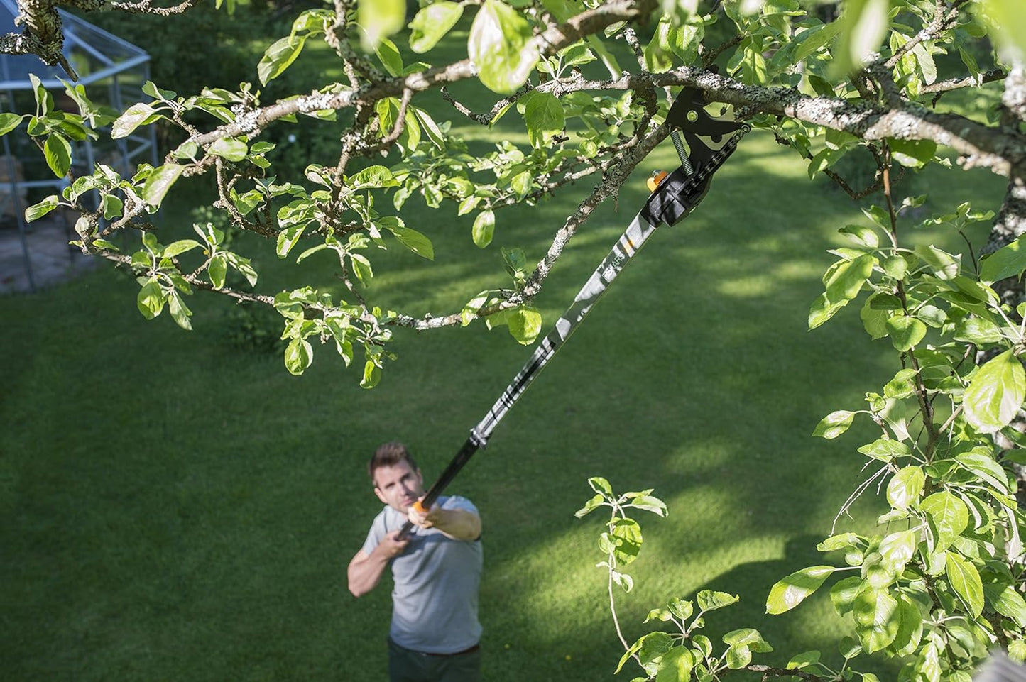 Cesoie telescopiche Fiskars UP 86 per potatura di rami su albero