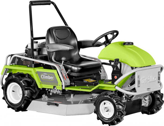 Trattorino trinciaerba Grillo Climber 9.22 idrostatico 91 cm 18 HP vista laterale