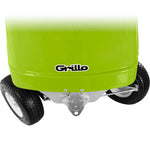 Dettaglio posteriore con logo Grillo e gancio di traino su FD 220 R