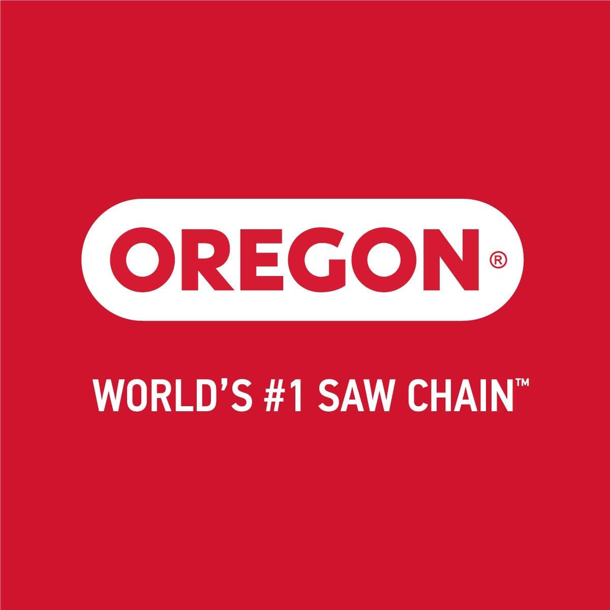 Logo Oregon su confezione lime per motosega