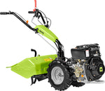 Motocoltivatore Grillo MAX2 con motore 349 cc e fresa, ideale per lavorazione terreno agricolo e orto professionale