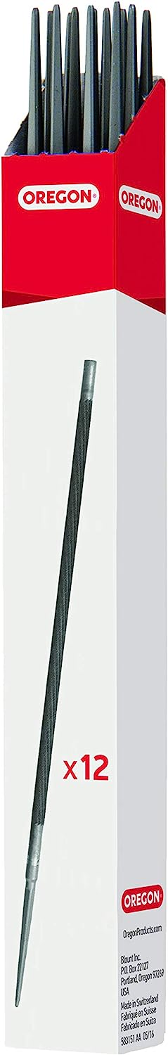Confezione lime rotonde Oregon per affilatura catena motosega 5,5 mm 7/32