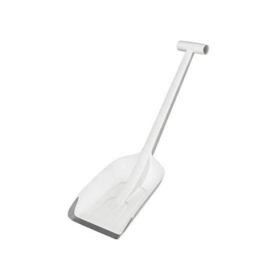Paletta per auto Fiskars SnowXpert bianca con bordi in acciaio inox, lunghezza 63 cm