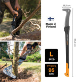 Roncola Fiskars WoodXpert XA23 per taglio rami e potatura