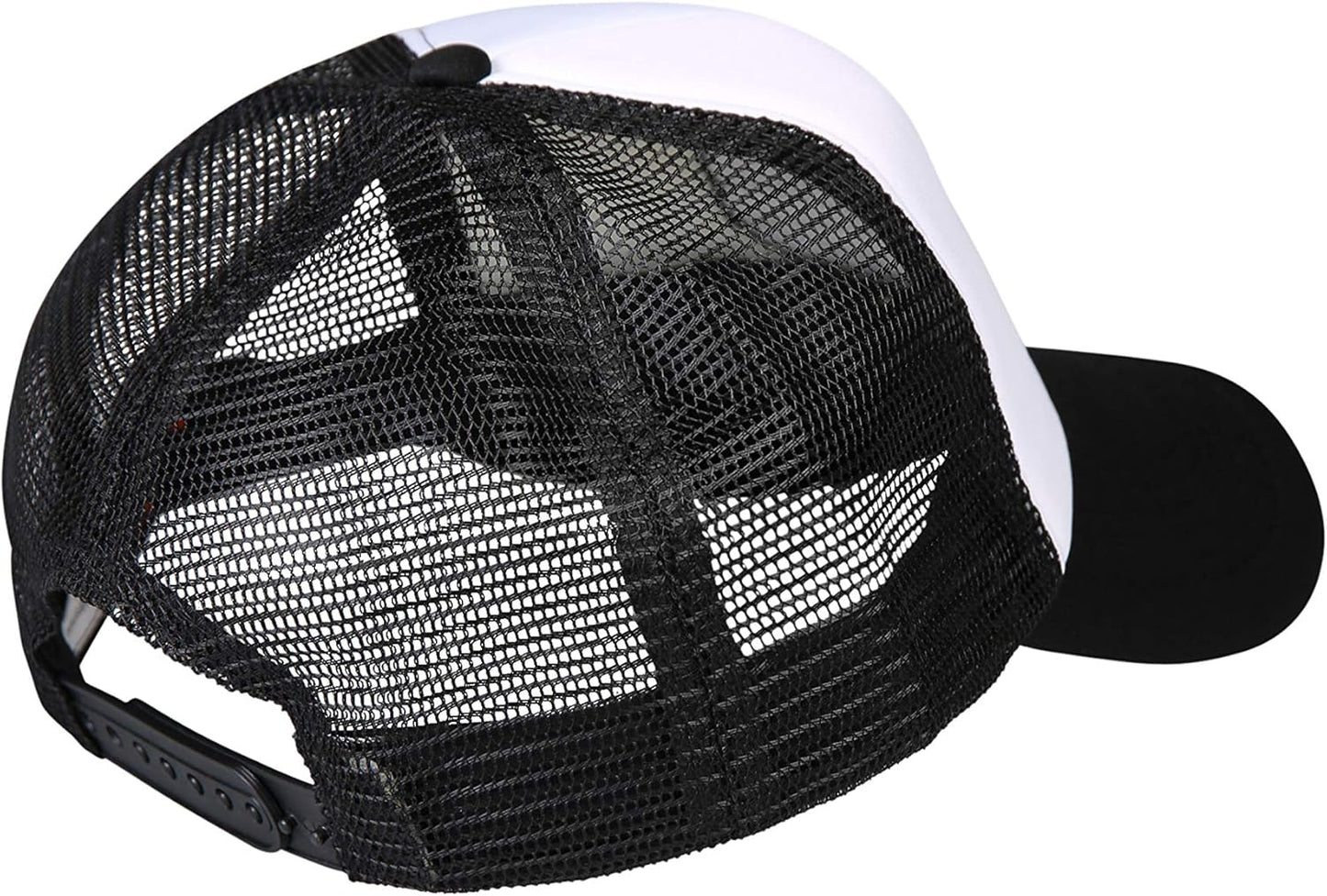 Chiusura snapback e rete posteriore del berretto trucker Stihl nero